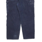 CARHARTT Mens Cotton Blend Blue Relaxed Straight Trousers W40 L30 Workwear