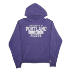 CHAMPION Mens Purple University Of Portland Pilots Pullover Hoodie L
