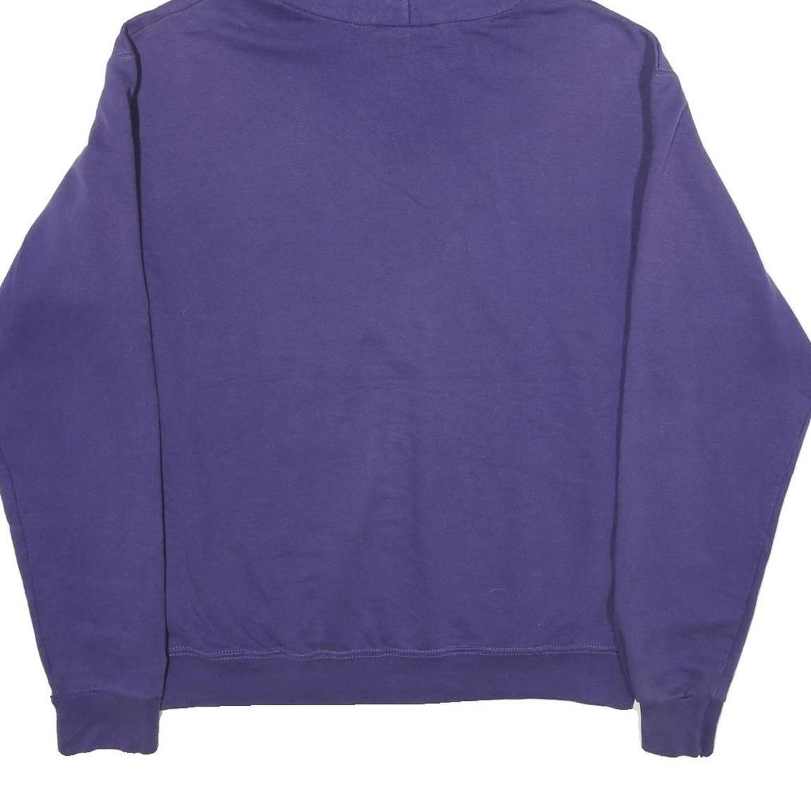 CHAMPION Mens Purple University Of Portland Pilots Pullover Hoodie L