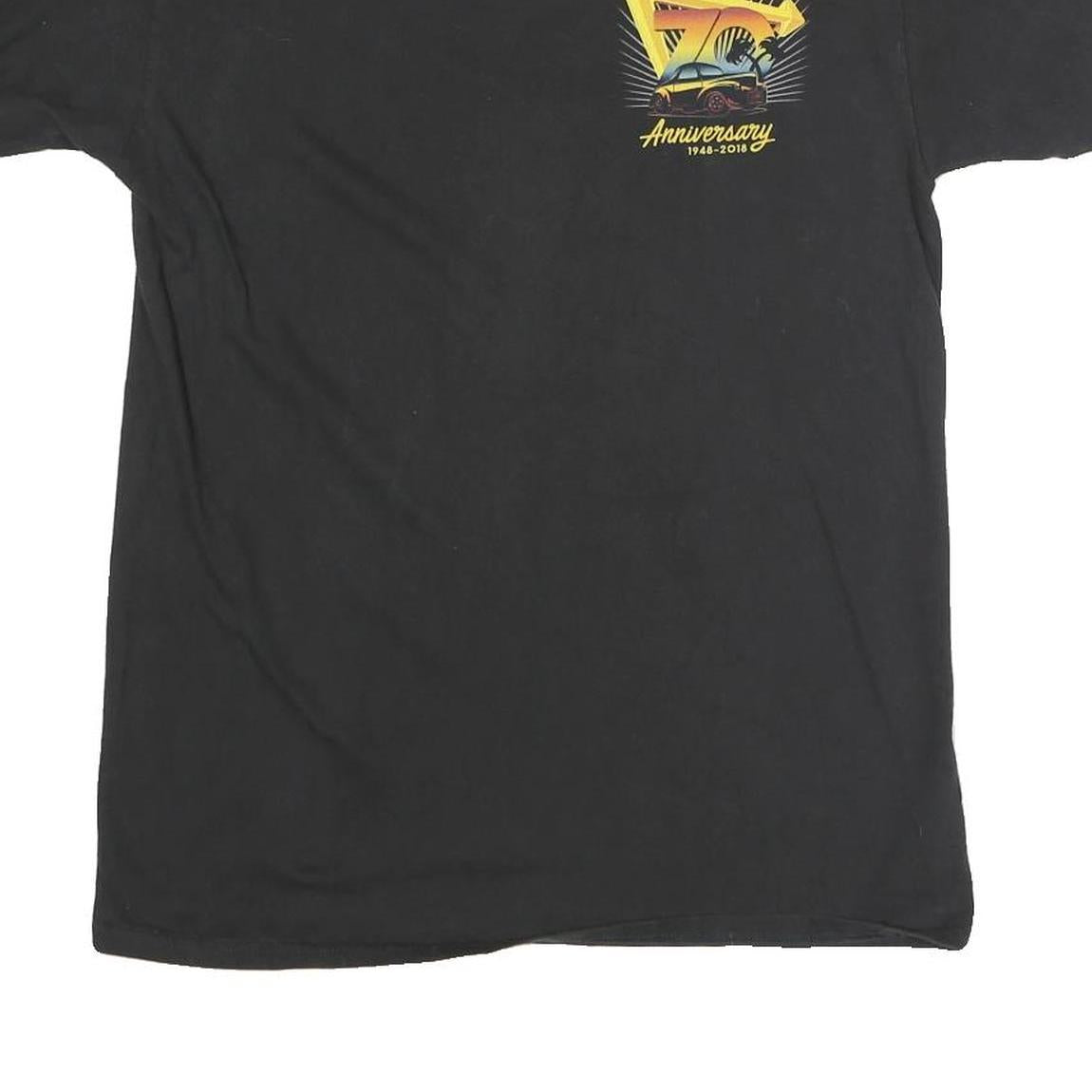 IN-N-OUT Mens Black Graphic T-Shirt M Short Sleeve Crew Neck 70th Anniversary