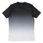ELLESSE Mens Black & Grey Gradient Graphic T-Shirt M Short Sleeve Round Neck