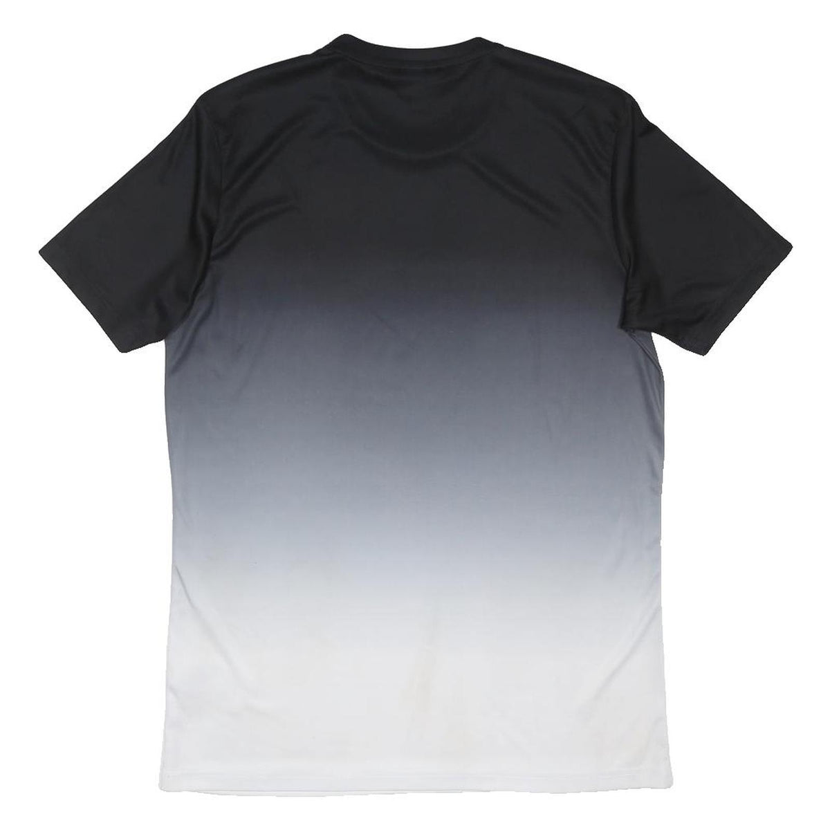 ELLESSE Mens Black & Grey Gradient Graphic T-Shirt M Short Sleeve Round Neck