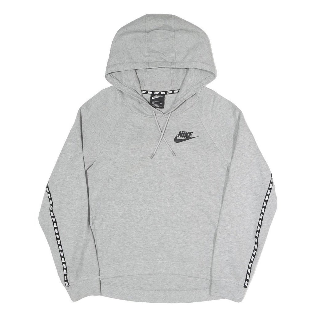NIKE Womens Grey Hoodie S Cotton Blend Casual Sports Sweatshirt
