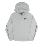 NIKE Womens Grey Hoodie S Cotton Blend Casual Sports Sweatshirt