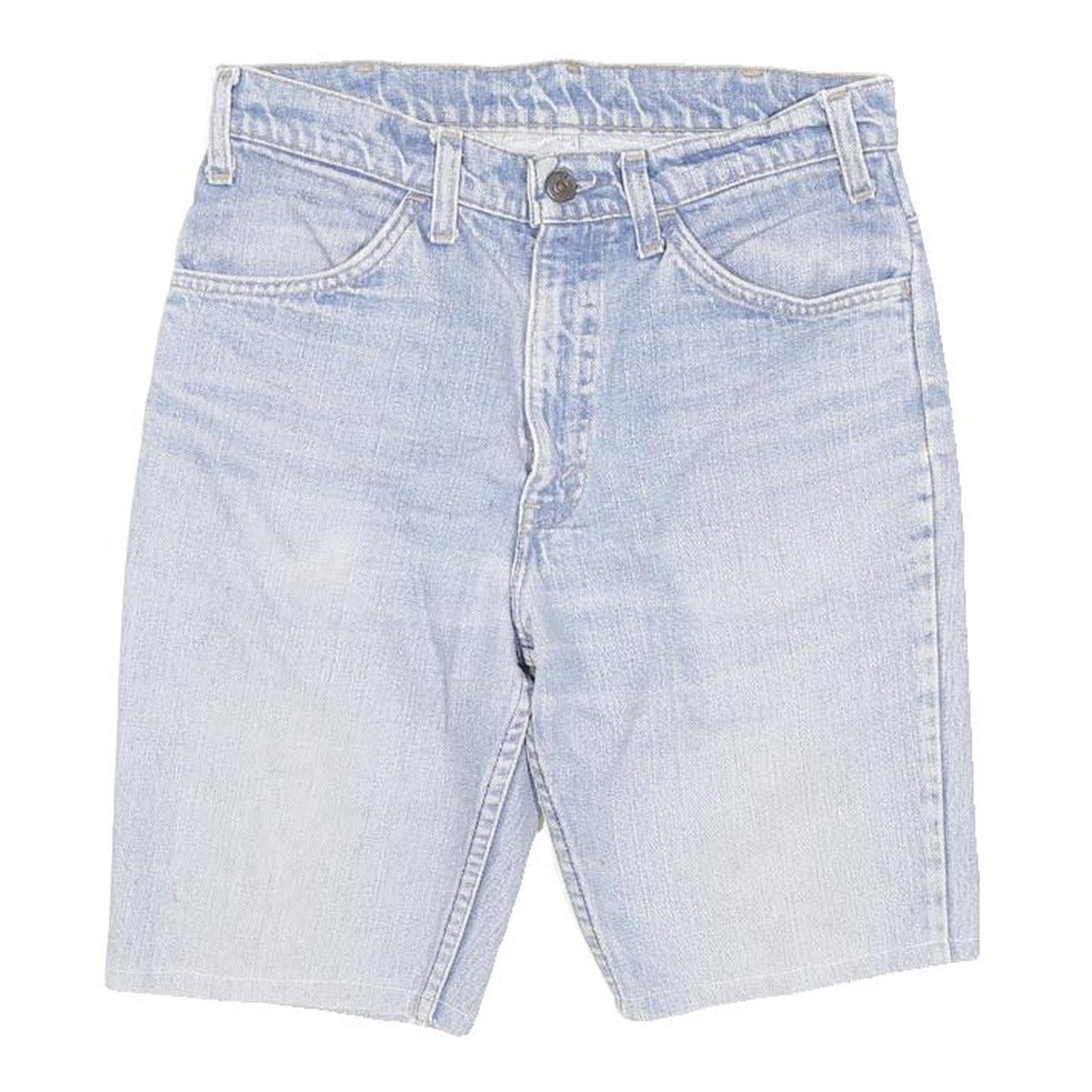 LEVI'S Mens Cotton Blend Blue Denim Casual Shorts S W28 Relaxed Fit