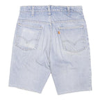 LEVI'S Mens Cotton Blend Blue Denim Casual Shorts S W28 Relaxed Fit