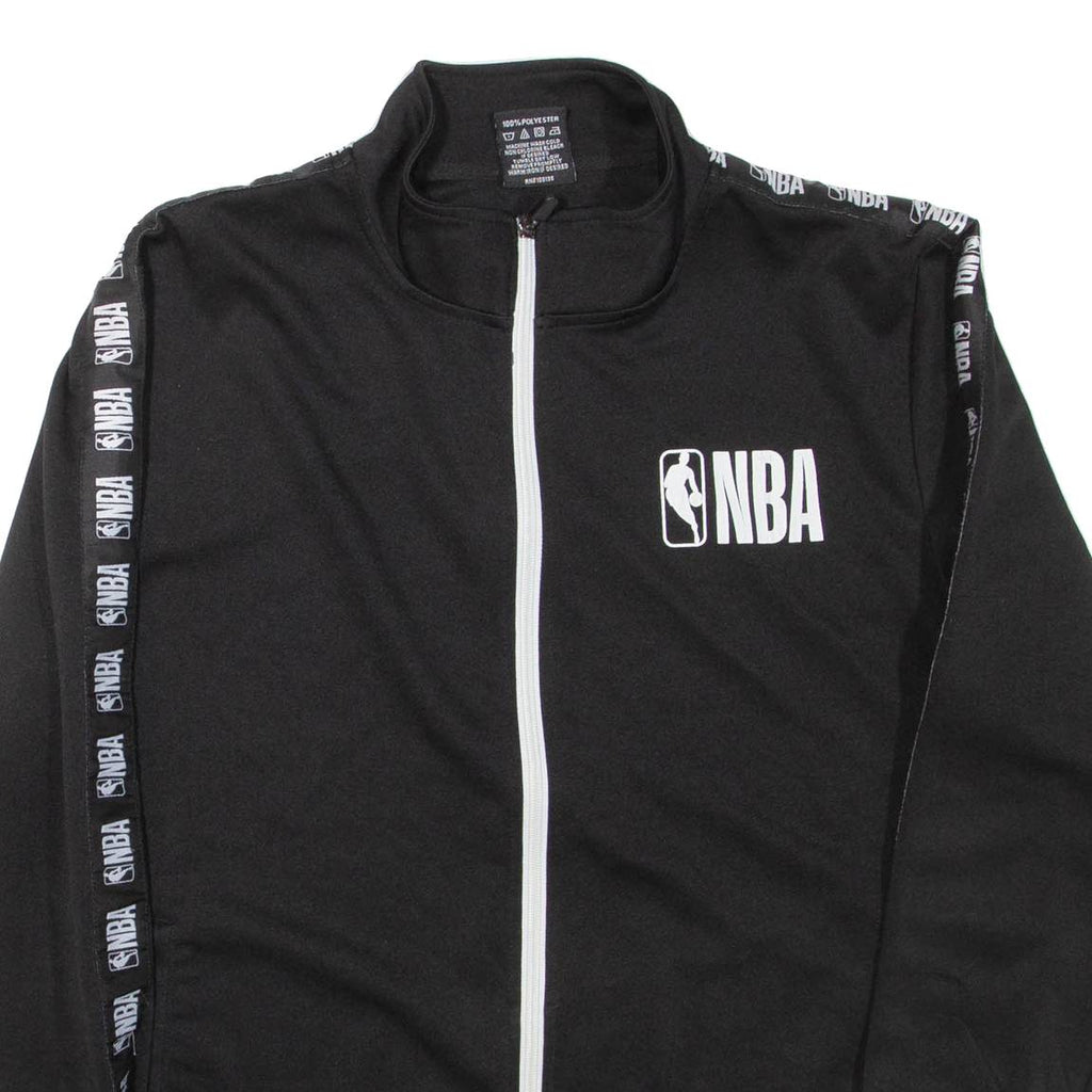 NBA Mens Track Jacket Black L