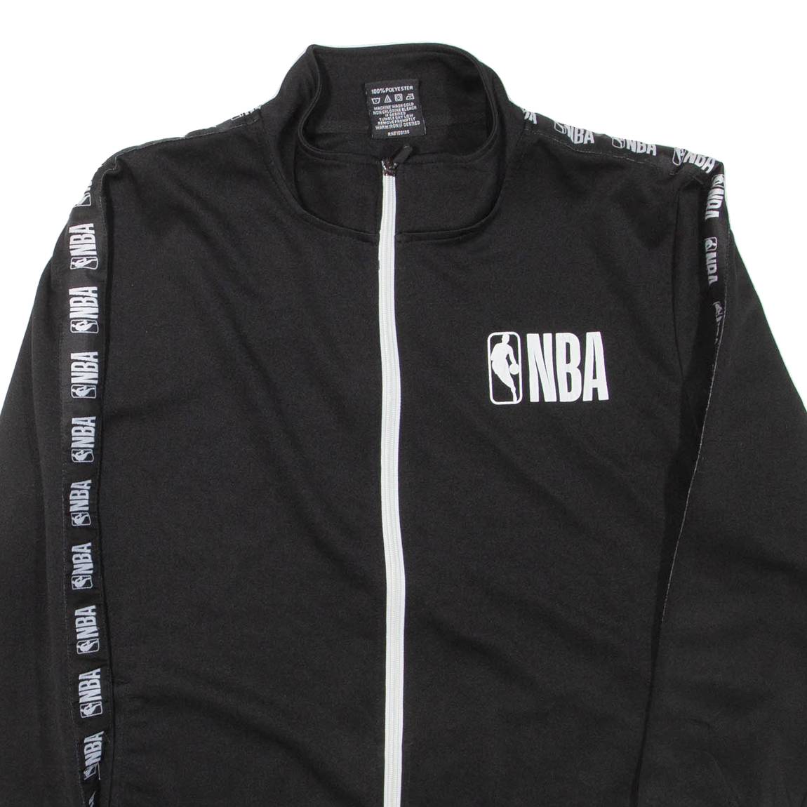 NBA Mens Track Jacket Black L