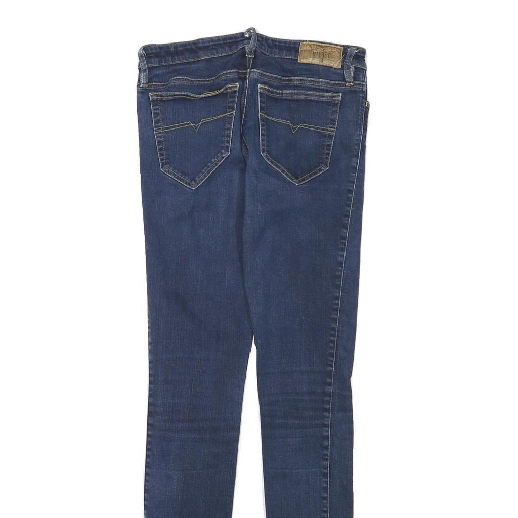 DIESEL Womens Jeans Blue Slim Skinny Denim Medium W27 L30 Stretch Zip Fastening