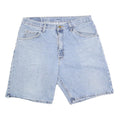 WRANGLER Mens Denim Blue Shorts L W34 Classic Fit Casual Cotton Blend
