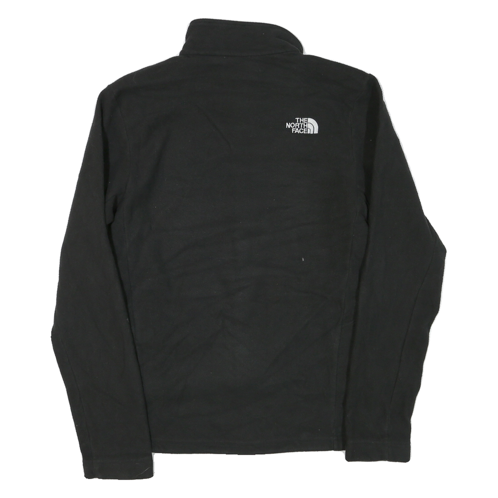 THE NORTH FACE Mens Black Jacket S Polyester Blend Plain Zip Outdoor Casual