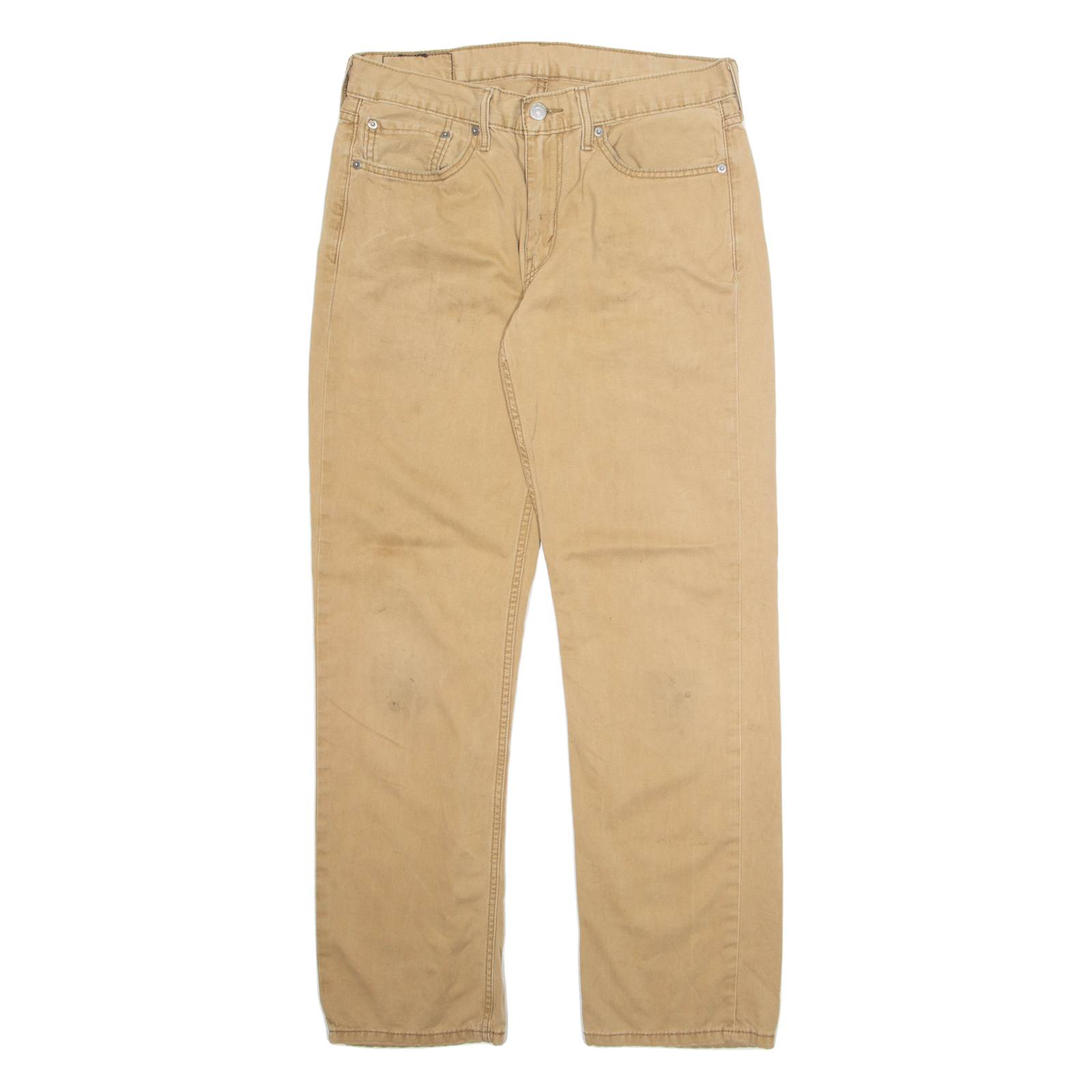 LEVI'S 514 Mens Trousers Beige Regular Straight W32 L32