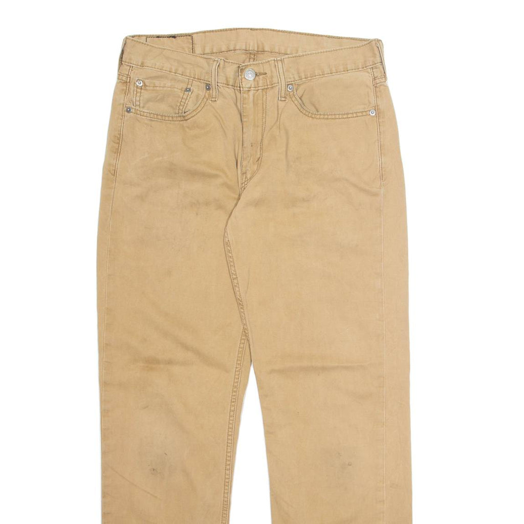 LEVI'S 514 Mens Trousers Beige Regular Straight W32 L32