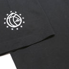 ADIDAS Mens Black Cotton Blend Logo Polo Shirt L Short Sleeve Plain Sportswear