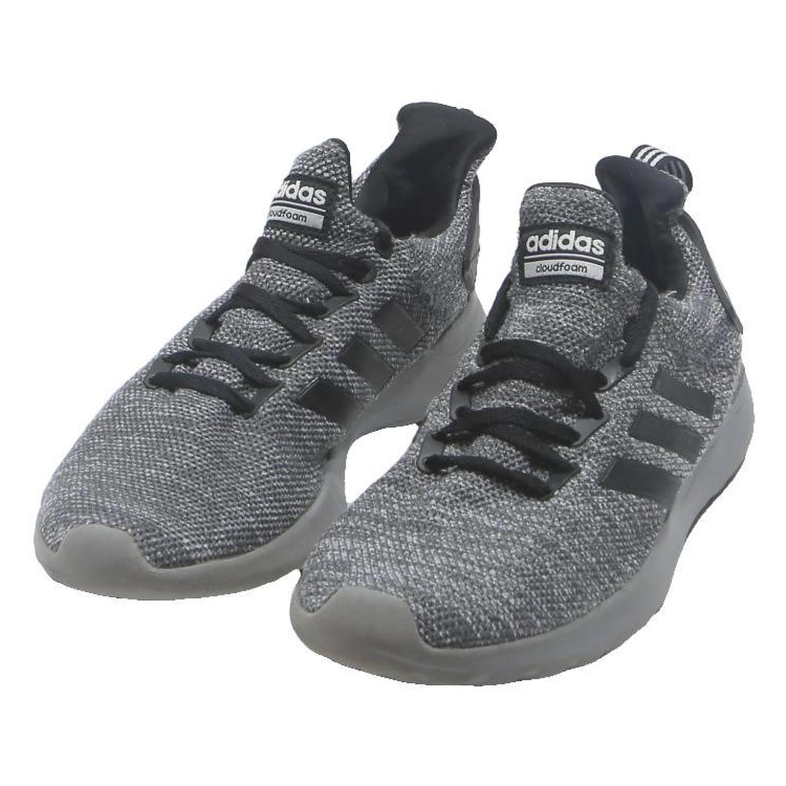 ADIDAS Lite Racer Mens Sneaker Trainers Grey Synthetic UK 8 Lightweight Comfort