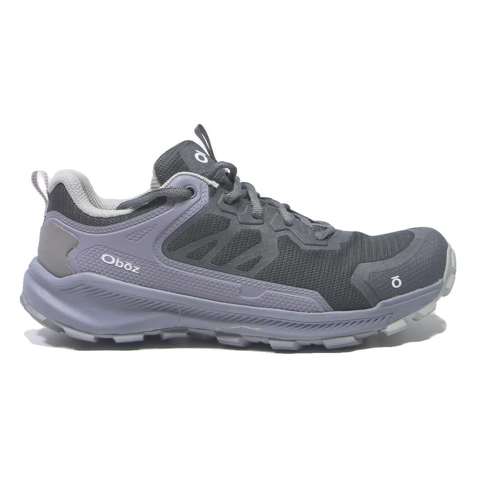 OBOZ Womens Trail Hiking Trainers Grey & Purple Polyester UK 7.5 Comfortable