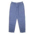 LEVI'S Womens Jeans Blue Loose Straight Denim Woven W30 L30 Elastic Waist