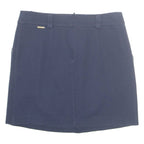MARELLA Womens Straight Skirt Blue Short UK 12
