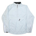NIKE Womens White Sports Running Jacket L Polyester Zip Climafit Lightwear
