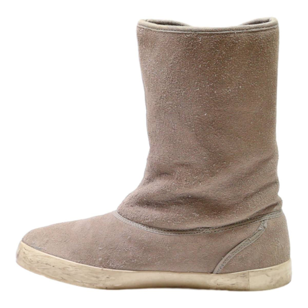 LACOSTE Ankle Boots Grey Leather Womens UK 5