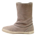LACOSTE Ankle Boots Grey Leather Womens UK 5