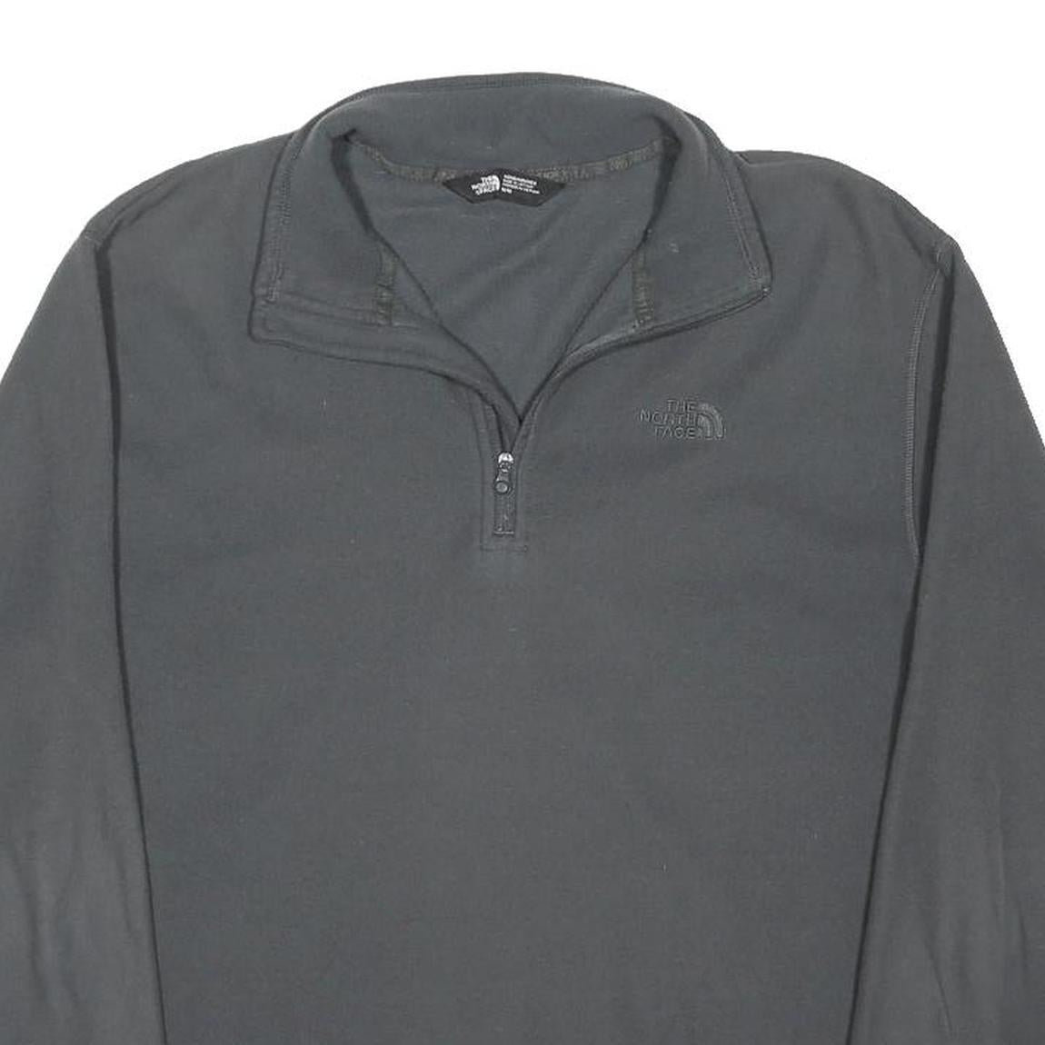 THE NORTH FACE Mens Grey Plain Pullover Crew Neck Basic Knit M Outdoor Layering
