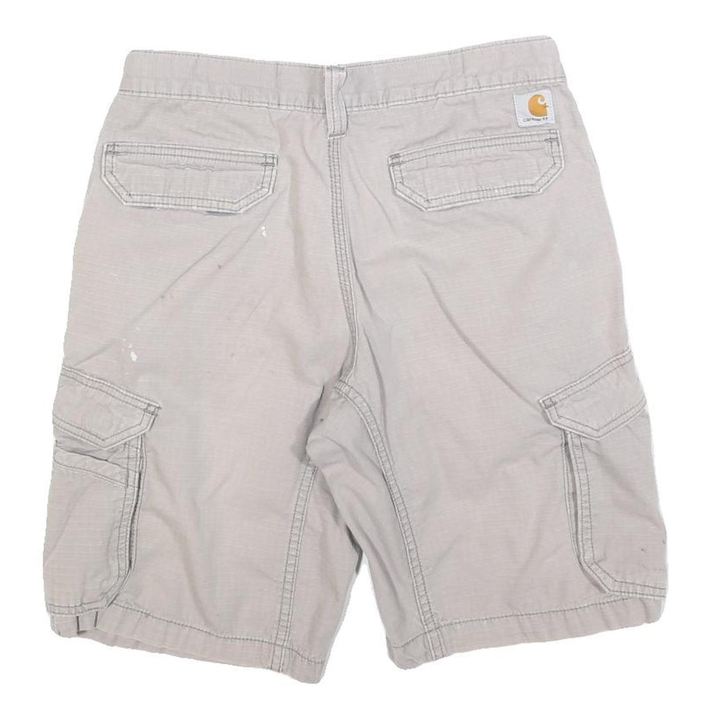 CARHARTT Mens Shorts Beige Cargo M W31 Relaxed Fit Cotton Blend