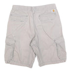 CARHARTT Mens Shorts Beige Cargo M W31 Relaxed Fit Cotton Blend