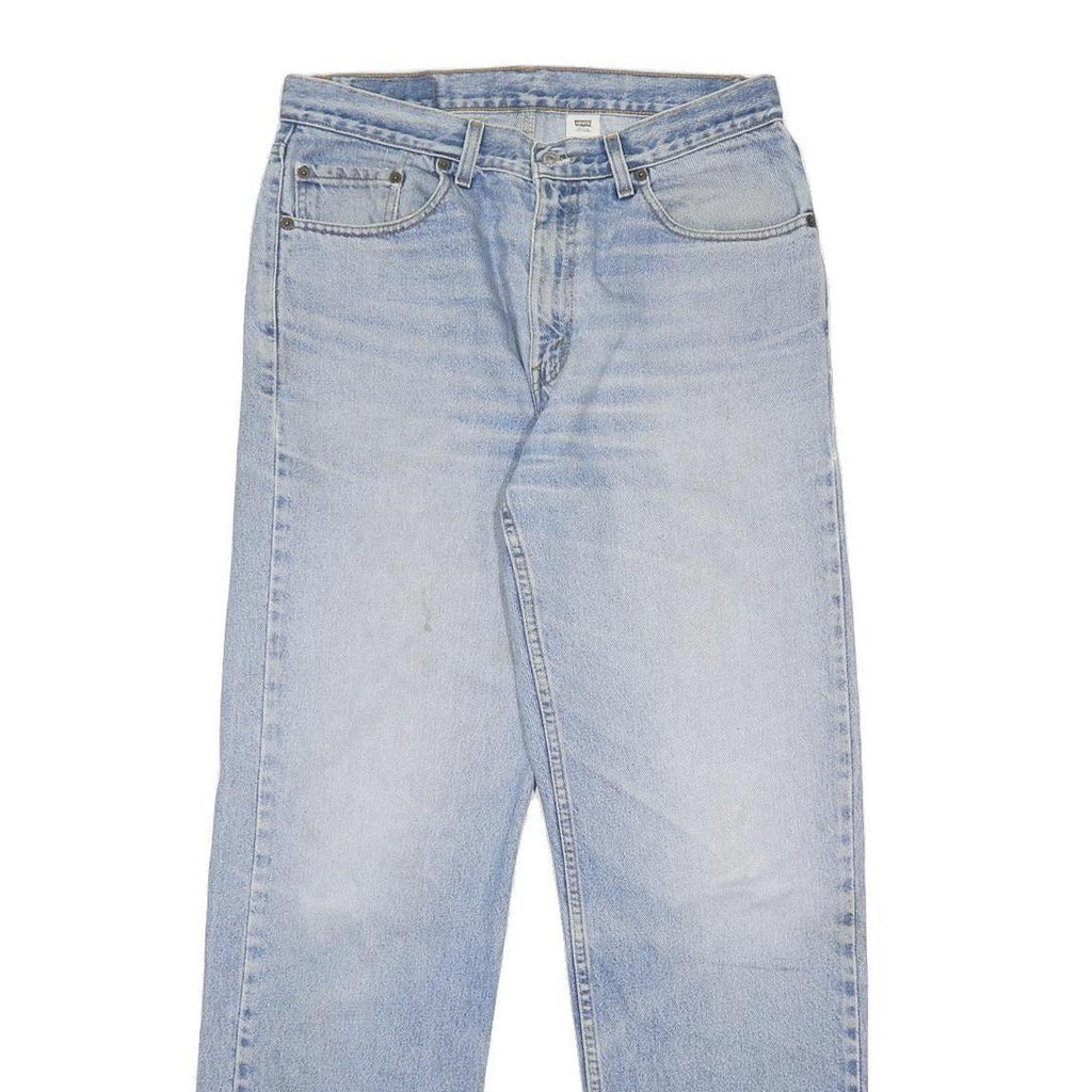 LEVI'S Mens Jeans Blue Relaxed Straight Denim Light W34 L34 Classic Zip Pockets