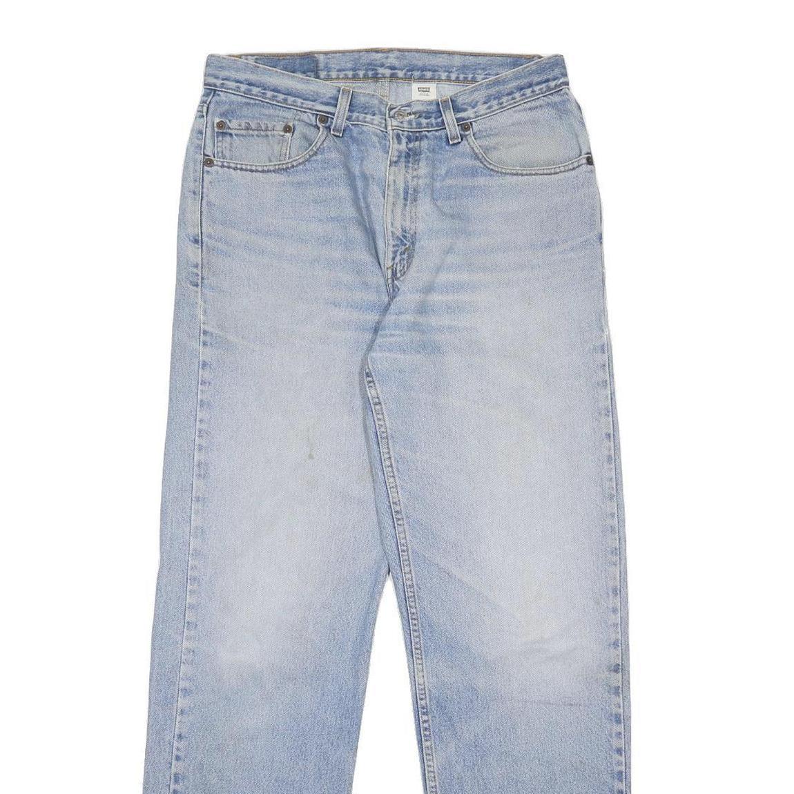 LEVI'S Mens Jeans Blue Relaxed Straight Denim Light W34 L34 Classic Zip Pockets