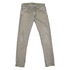 LEVI'S 511 Slim Mens Jeans Grey Cotton Blend Slim Skinny Denim W29 L30