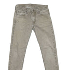LEVI'S 511 Slim Mens Jeans Grey Cotton Blend Slim Skinny Denim W29 L30
