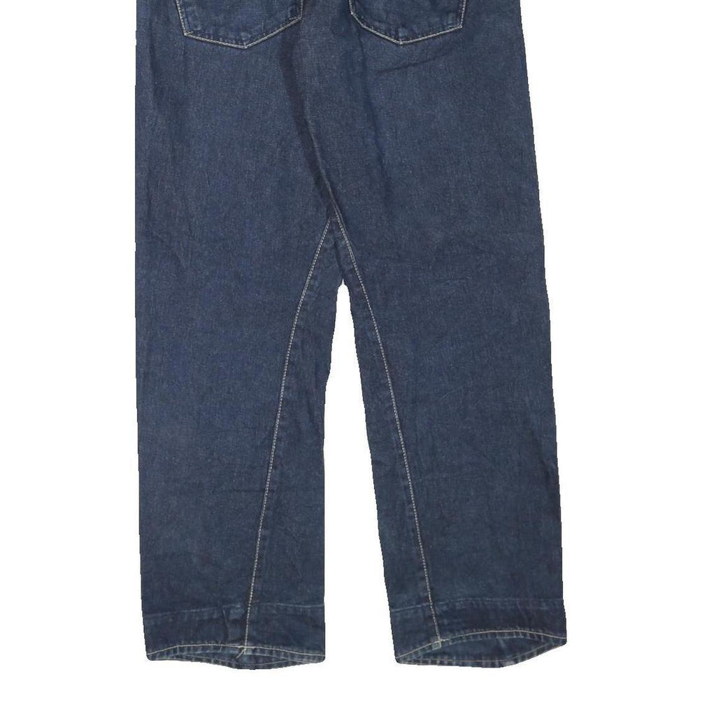 CONYCUNY DENIM Womens Regular Fit Blue Denim Jeans Zip W32 L32 Classic Pocketed