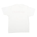 SCREEN STARS Mens White Red WESTLY Graphic T-Shirt L Short Sleeve Crew Neck