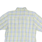 COLUMBIA Womens Green & Blue Check Shirt S Lightweight Casual Summer