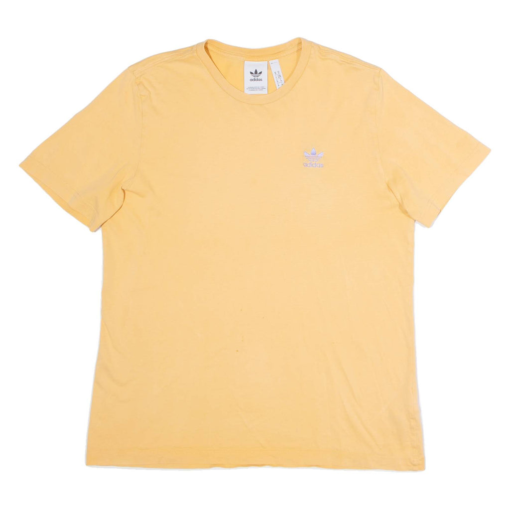 ADIDAS Mens T-Shirt Orange M