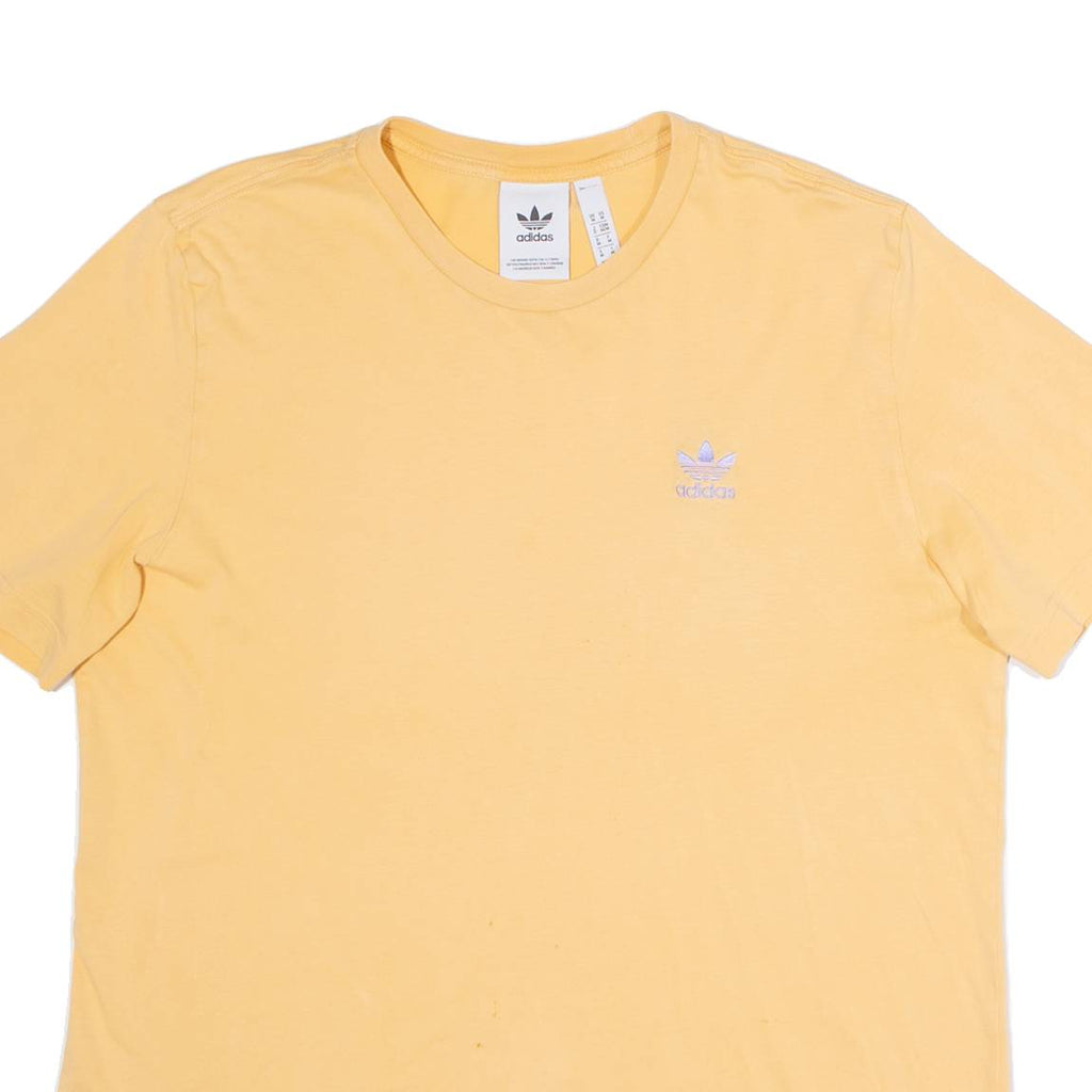 ADIDAS Mens T-Shirt Orange M