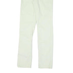LEVI'S Womens Cotton Blend White Slim Skinny Trousers W26 L31 Stylish Crisp