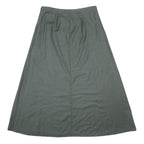 SPAVENTARASSER Womens Grey Wool A-Line Long Skirt Lizard Applique M