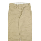 DICKIES Lined Mens Trousers Beige Relaxed Straight W34 L29