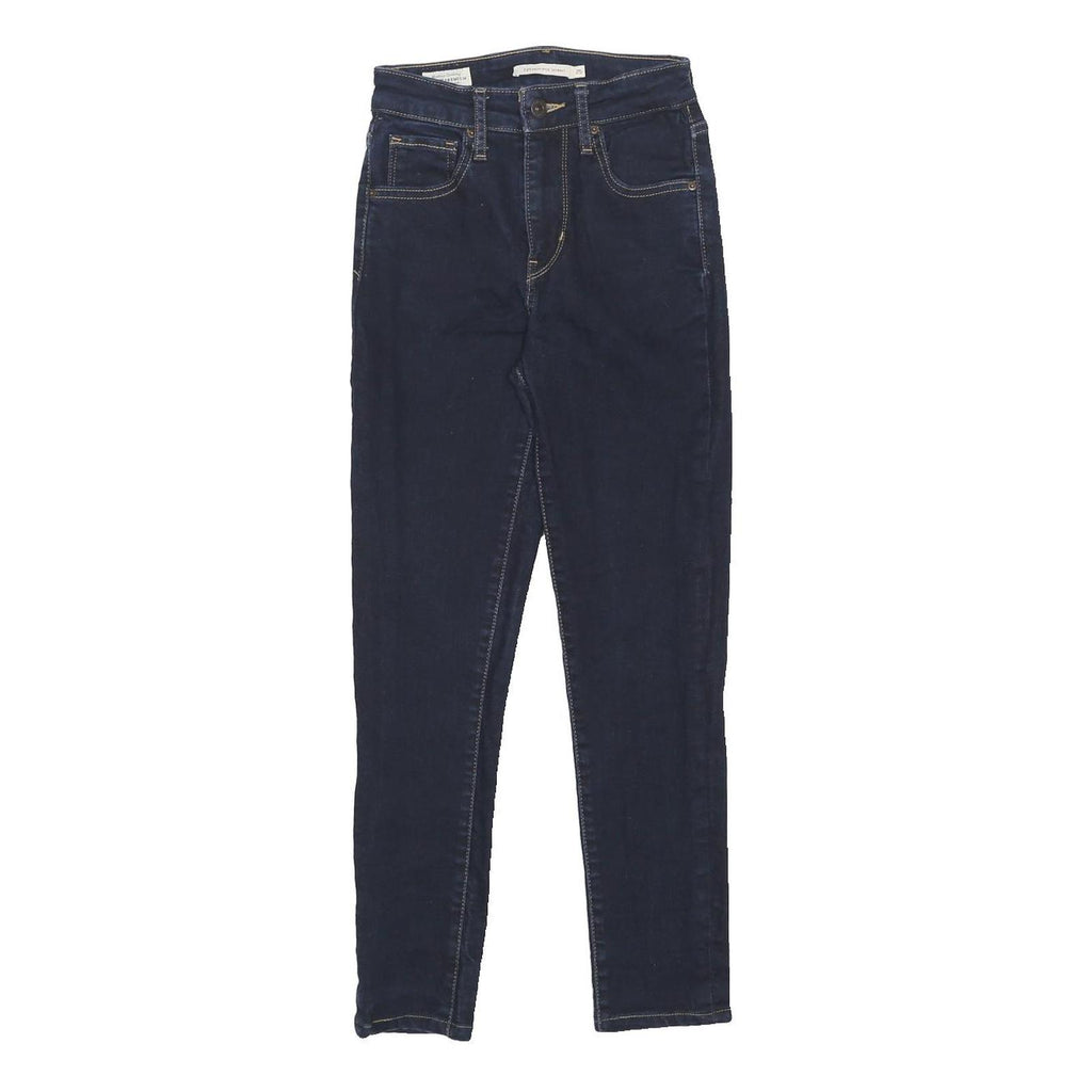 LEVI'S 721 BIG E Womens Jeans Blue Slim Skinny Denim W22 L25 Classic Style