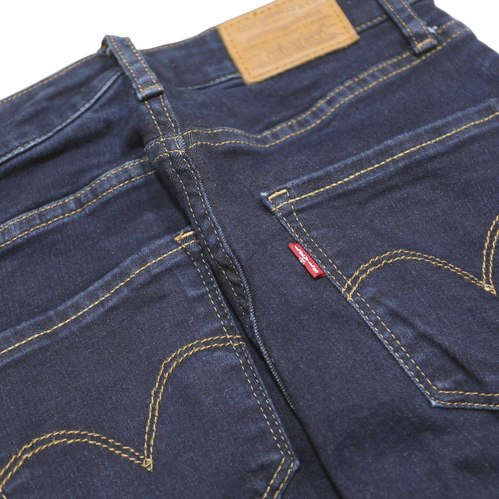 LEVI'S 721 BIG E Womens Jeans Blue Slim Skinny Denim W22 L25 Classic Style