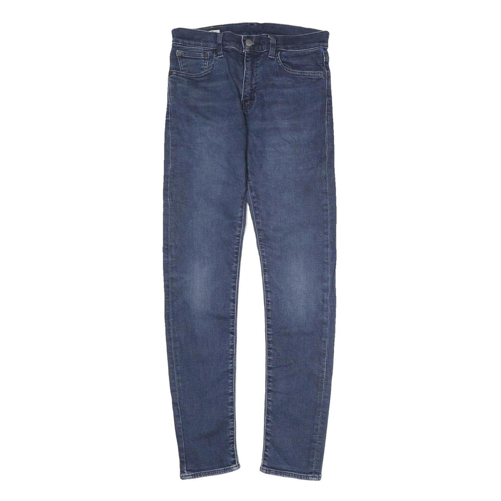 LEVI'S 512 Mens Slim Skinny Blue Denim Medium W29 L34 Cotton Jeans Zip