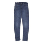 LEVI'S 512 Mens Slim Skinny Blue Denim Medium W29 L34 Cotton Jeans Zip