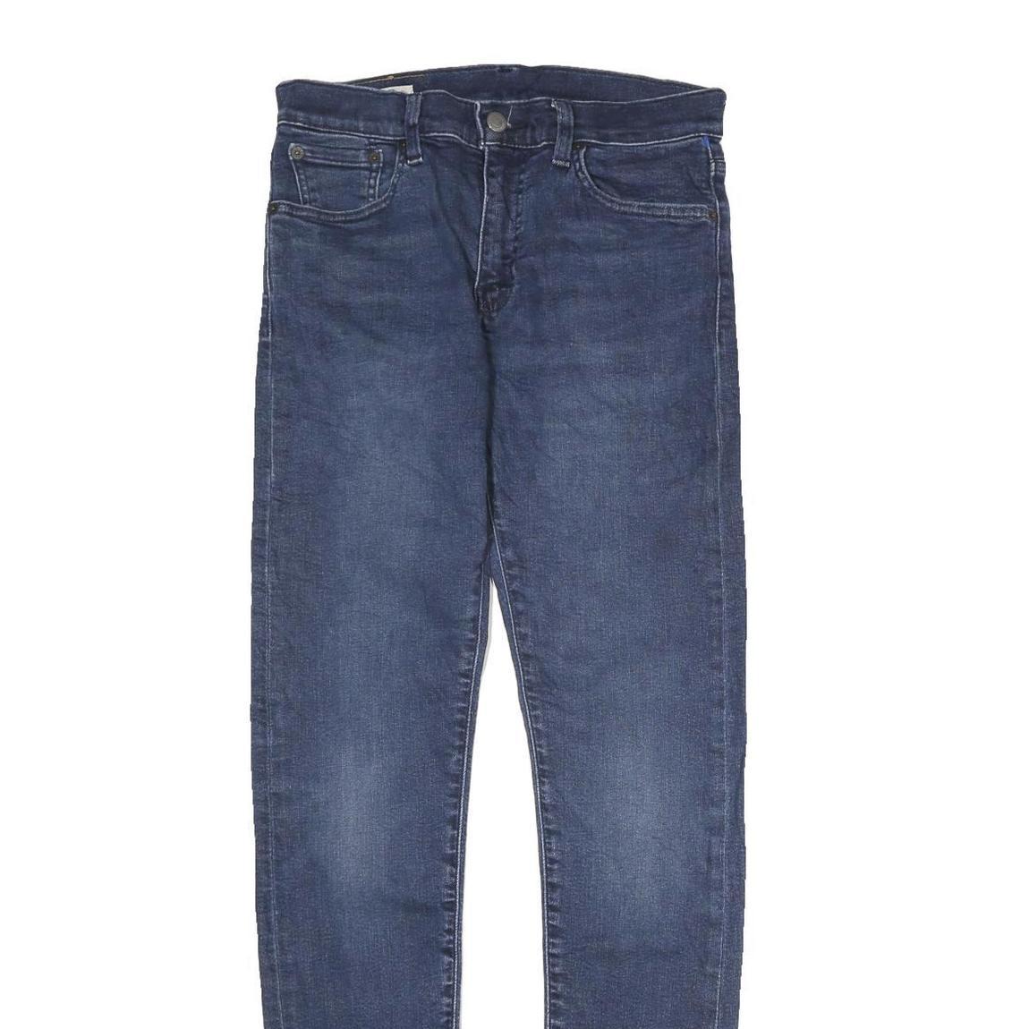 LEVI'S 512 Mens Slim Skinny Blue Denim Medium W29 L34 Cotton Jeans Zip