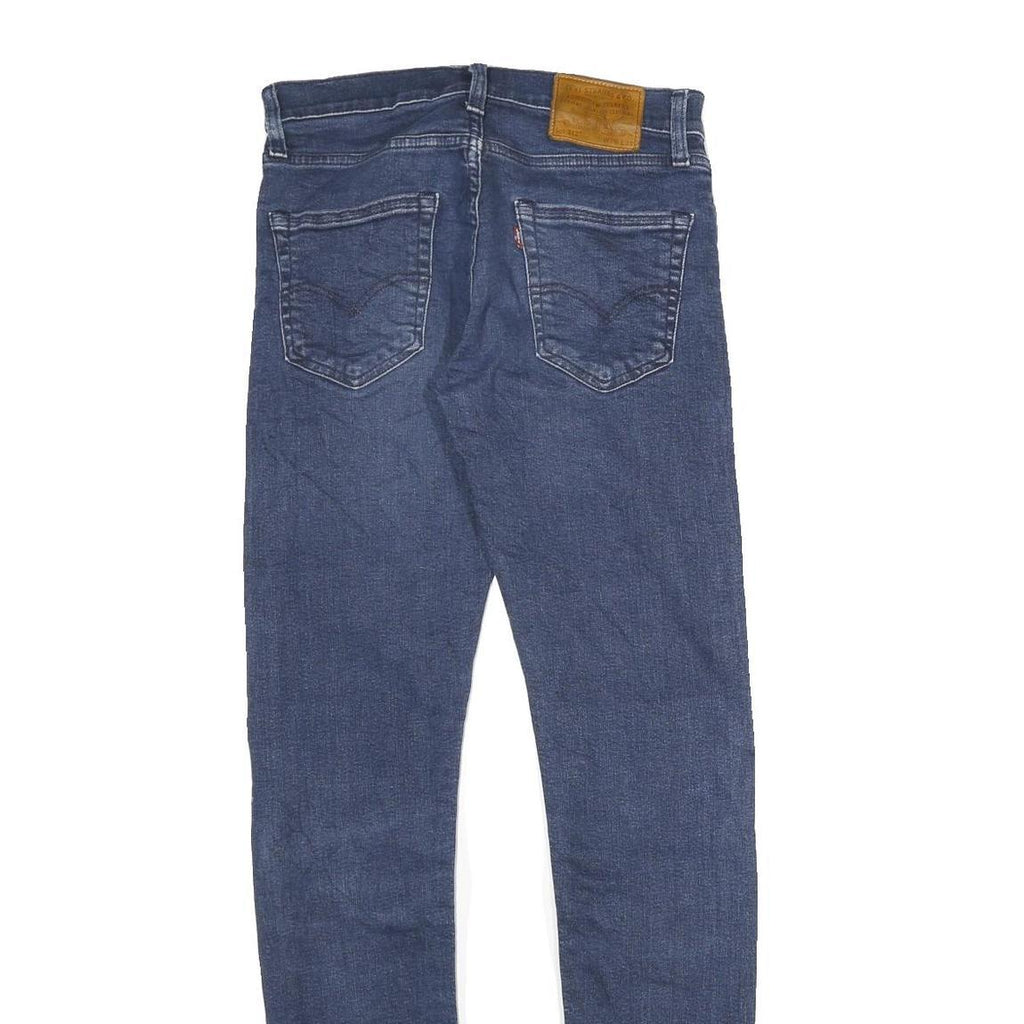 LEVI'S 512 Mens Slim Skinny Blue Denim Medium W29 L34 Cotton Jeans Zip