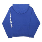 RUSSELL ATHLETIC Mens Blue Christian Brothers Hooded Pullover M Basketball