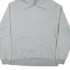 PUMA Mens Grey Pullover Hoodie L Cotton Blend Casual Sweatshirt