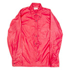 MCGREGOR Mens Plain Shirt Red 90s Long Sleeve M