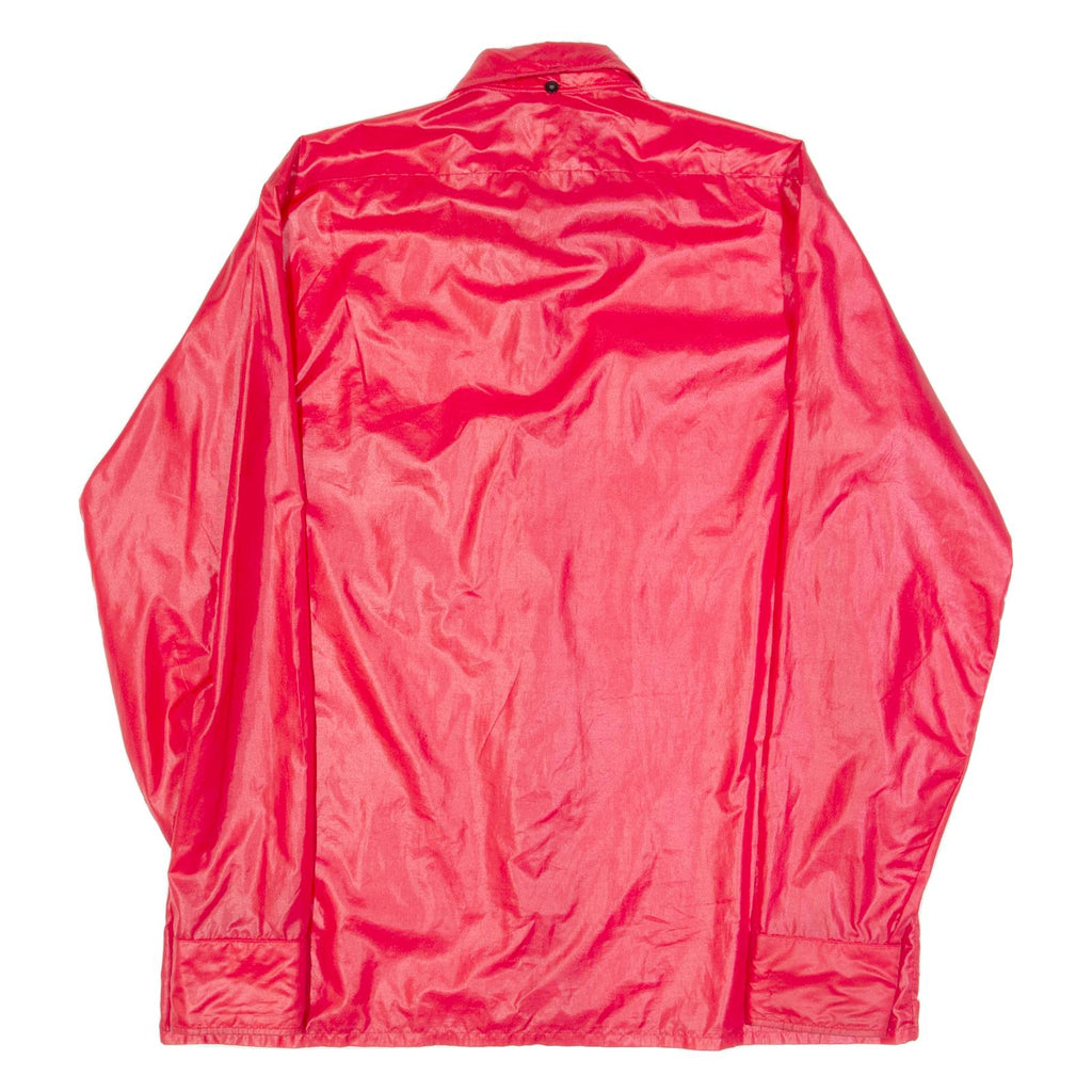MCGREGOR Mens Plain Shirt Red 90s Long Sleeve M